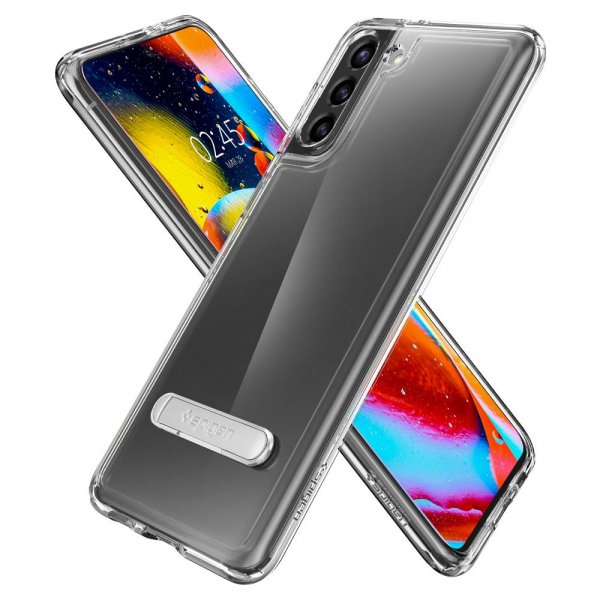 Spigen Samsung Galaxy S21 Plus -kuori Ultra Hybrid S Crystal Clear