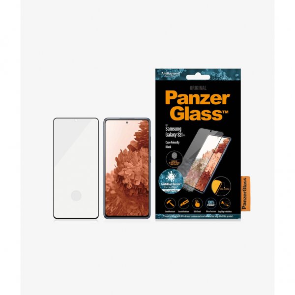PanzerGlass Samsung Galaxy S21 Plus -näytönsuoja, Case Friendly, sormenjälki