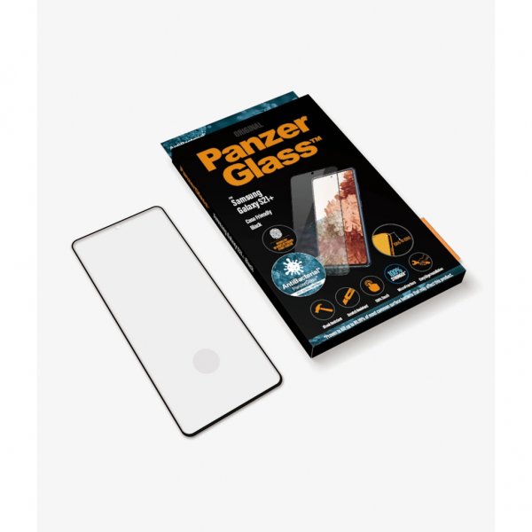 PanzerGlass Samsung Galaxy S21 Plus -näytönsuoja, Case Friendly, sormenjälki