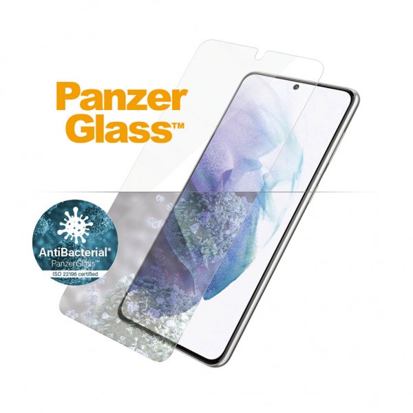 PanzerGlass Samsung Galaxy S21 Plus Näytönsuoja CaseFriendly Ultrasonic Fingerprint Full Glue
