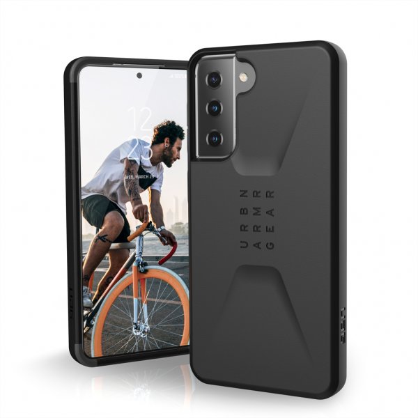 Urban Armor Gear (UAG) Samsung Galaxy S21 Civilian -suojakuori, musta