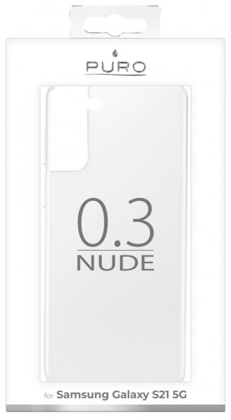 Puro Samsung Galaxy S21 Kuori Nude Läpinäkyvä