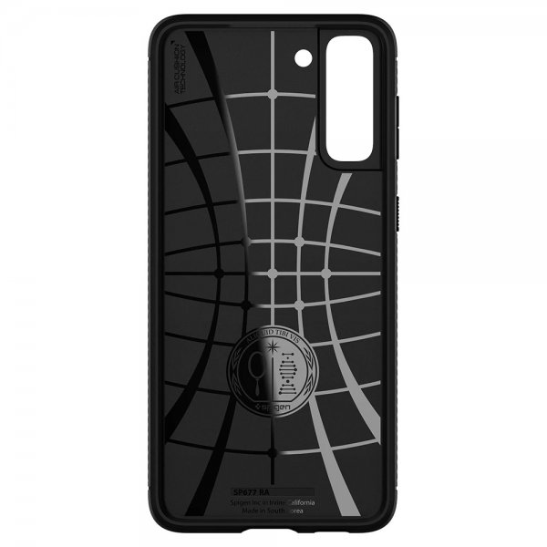 Spigen Samsung Galaxy S21 -suojakuori Rugged Armor Matte Black