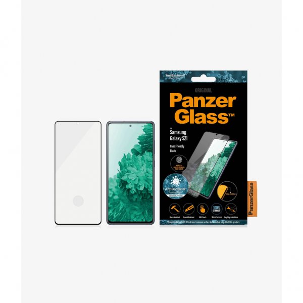 PanzerGlass Samsung Galaxy S21 Näytönsuoja Case Friendly Sormenjälki