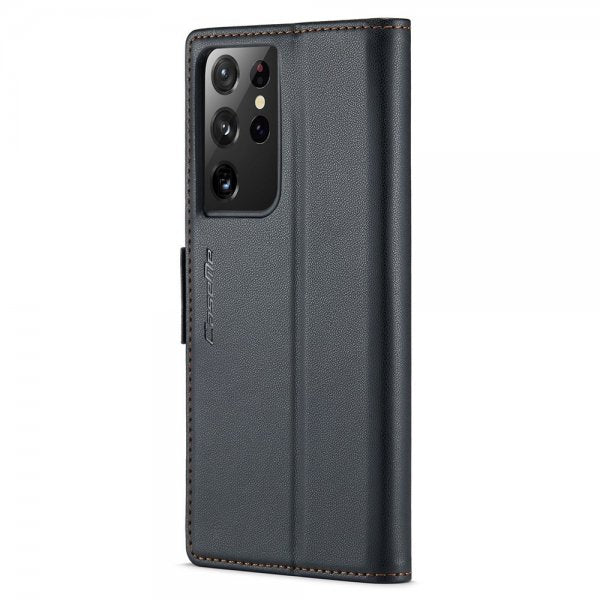 CaseMe Samsung Galaxy S21 Ultra -suojakotelo 023 Series, musta