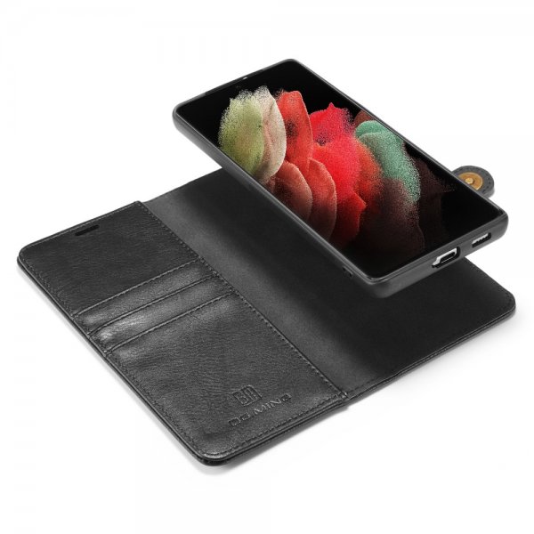Dg.Ming Samsung Galaxy S21 Ultra Kotelo Irrotettava Kuori Musta