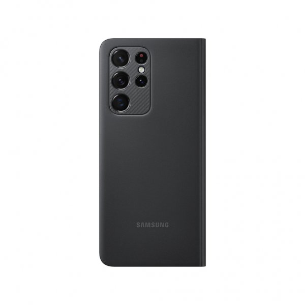 Samsung Original Galaxy S21 Ultra -suojakuori Smart Clear View Cover, musta
