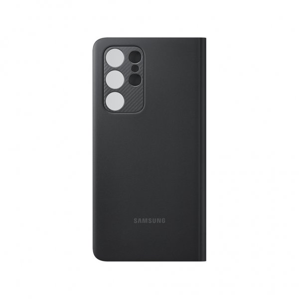Samsung Original Galaxy S21 Ultra -suojakuori, Smart Clear View Cover S Pen -kynällä, musta