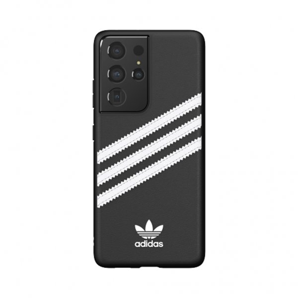 Adidas Samsung Galaxy S21 Ultra Kuori 3 Stripes Snap Case Musta