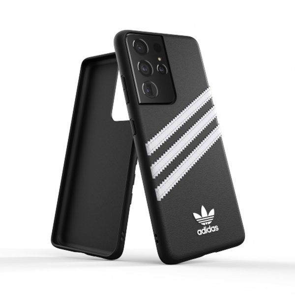 Adidas Samsung Galaxy S21 Ultra Kuori 3 Stripes Snap Case Musta