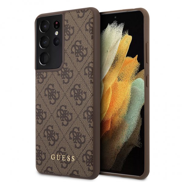 Guess Samsung Galaxy S21 Ultra Kuoret 4G Ruskea