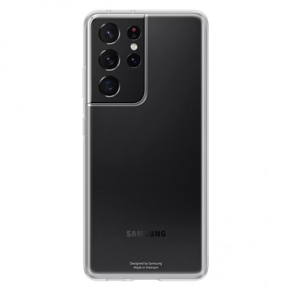 Samsung Alkuperäinen Galaxy S21 Ultra Suojakuori Clear Cover Kirkas