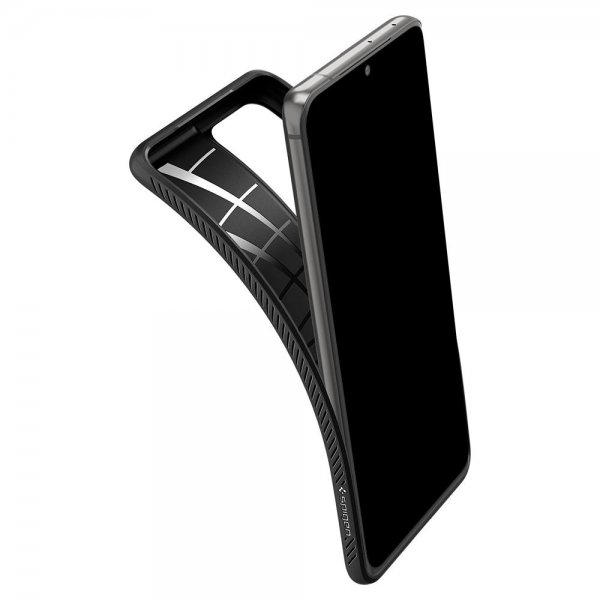 Spigen Samsung Galaxy S21 Ultra -kuori, Liquid Air Matte Black