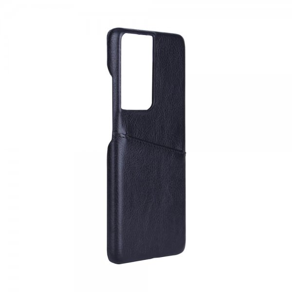 Onsala Samsung Galaxy S21 Ultra -suojakuori korttipaikalla, musta