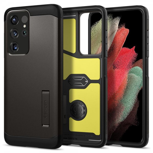 Spigen Samsung Galaxy S21 Ultra Kuori Tough Armor Gunmetal