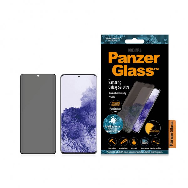 PanzerGlass Samsung Galaxy S21 Ultra Näytönsuoja Case Friendly Privacy