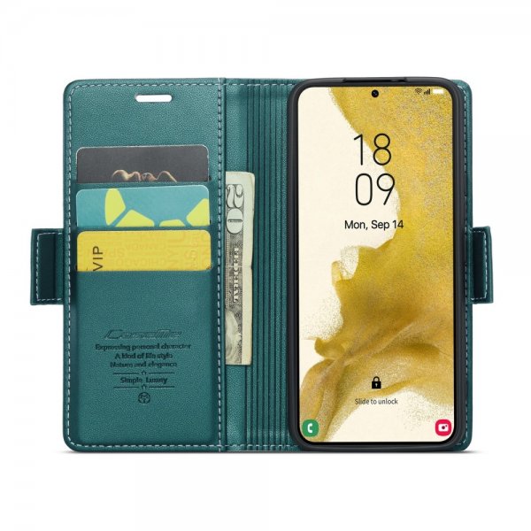 CaseMe Samsung Galaxy S22 -suojakuori 023 Series vihreä