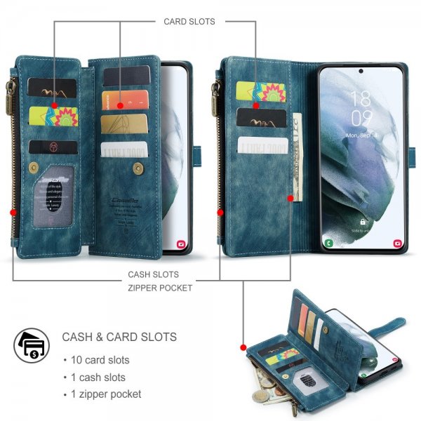 CaseMe Samsung Galaxy S22 Kotelo C30 Series Petrol