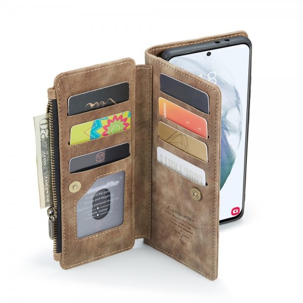 CaseMe Samsung Galaxy S22 Kotelo C30 Sarja Ruskea