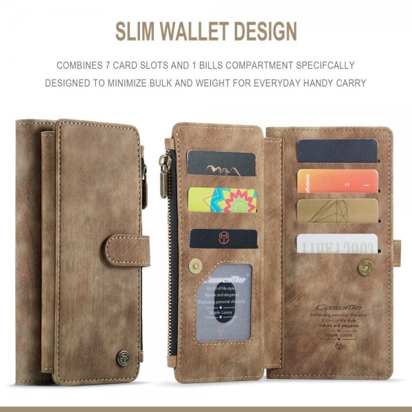 CaseMe Samsung Galaxy S22 Kotelo C30 Sarja Ruskea
