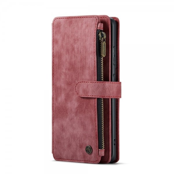 CaseMe Samsung Galaxy S22 -lompakkokotelo C30 Series Punainen