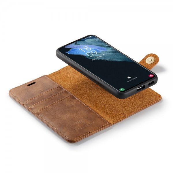 Dg.Ming Samsung Galaxy S22 Kotelo Irrotettava Kuori Ruskea