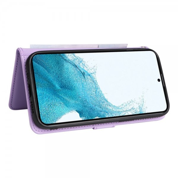 Betopnice Samsung Galaxy S22 Kotelo Irrotettavalla Kuorella 005 Violetti
