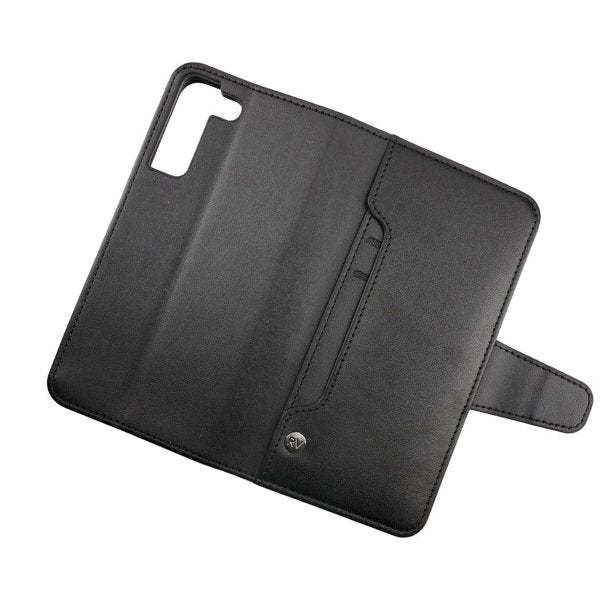 Rvelon Samsung Galaxy S22 Kotelo, avattava korttipaikka, musta