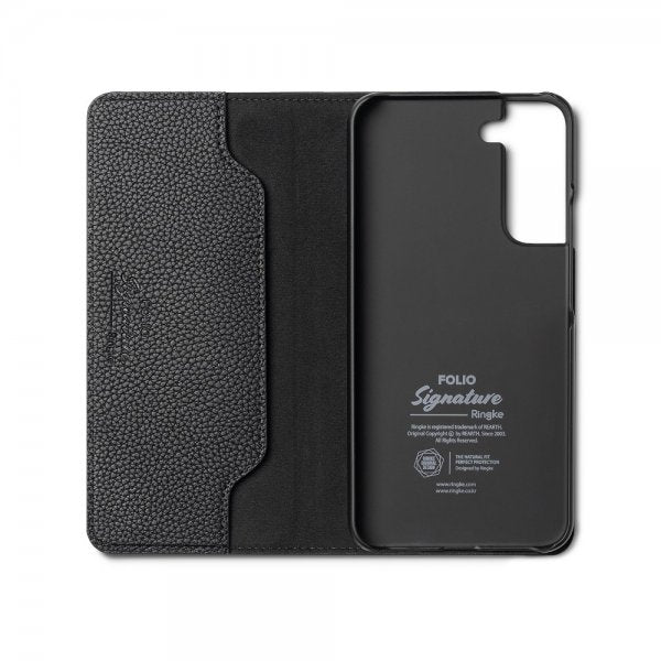 Ringke Samsung Galaxy S22 Plus Kotelo Folio Signature Standard Musta
