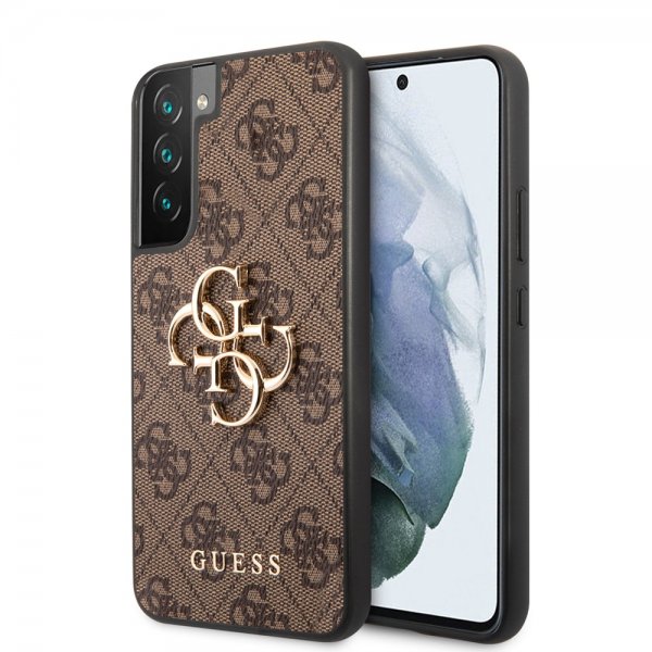 Guess Samsung Galaxy S22 Plus Suojakuori 4G Logo Ruskea