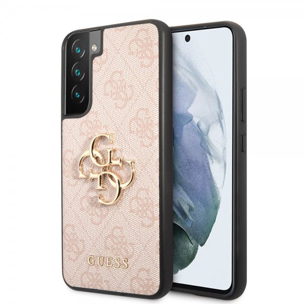 Guess Samsung Galaxy S22 Plus Suojakuori 4G Logo Pinkki