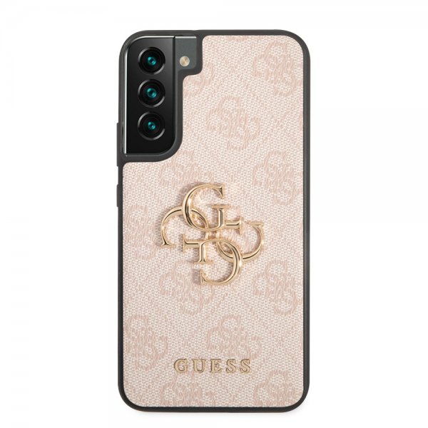 Guess Samsung Galaxy S22 Plus Suojakuori 4G Logo Pinkki