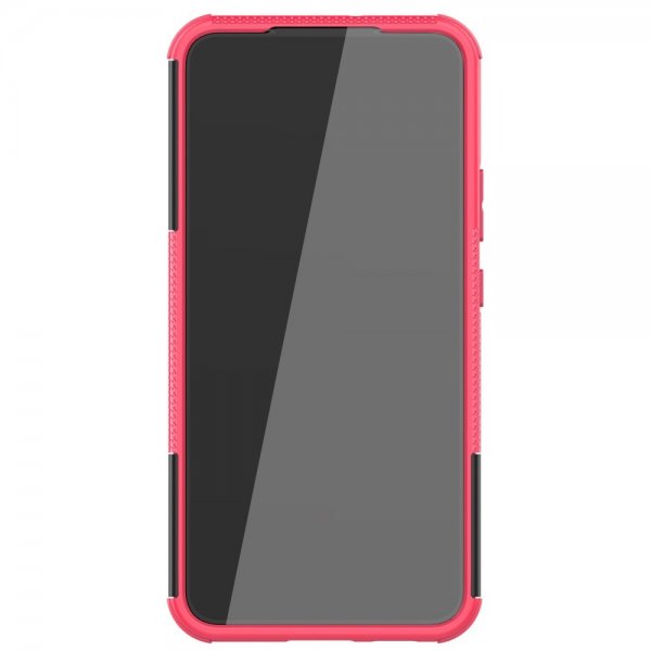 Samsung Galaxy S22 Plus -suojakuori, rengaskuvio, jalustatoiminto, magenta
