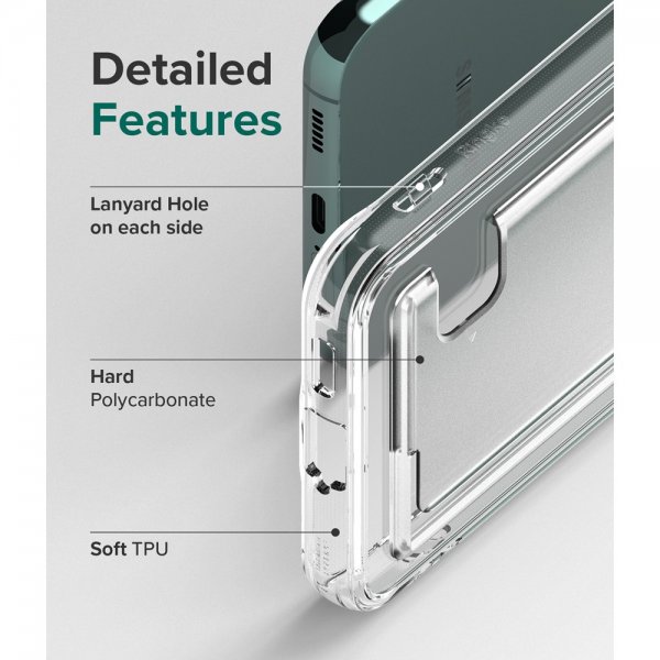 Ringke Samsung Galaxy S22 Plus Suojakuori Fusion Card Clear