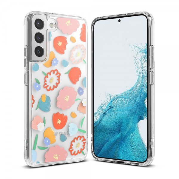 Ringke Samsung Galaxy S22 Plus -suojakuori, Fusion Design Floral