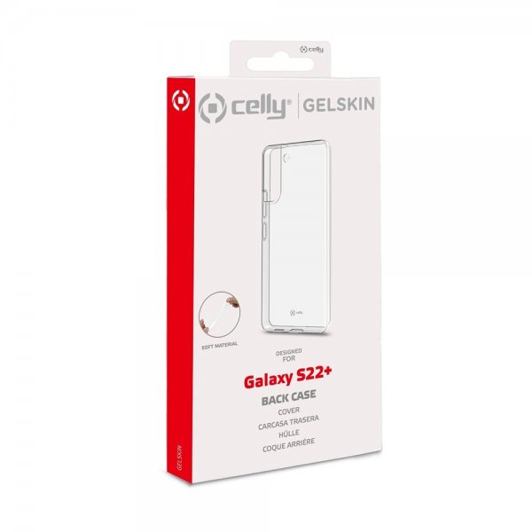 Celly Samsung Galaxy S22 Plus -suojakuori GELSKIN Läpinäkyvä
