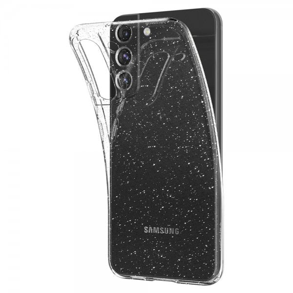 Spigen Samsung Galaxy S22 Plus -suojakuori Liquid Crystal Glitter Crystal Quartz