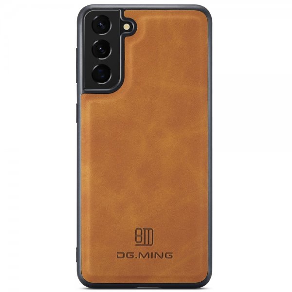 Dg.Ming Samsung Galaxy S22 Plus -suojakuori, M2-sarja, irrotettava korttipidike, ruskea