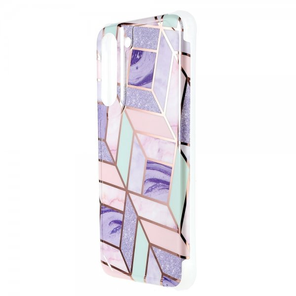 Samsung Galaxy S22 Plus Kuori Marmori Liila