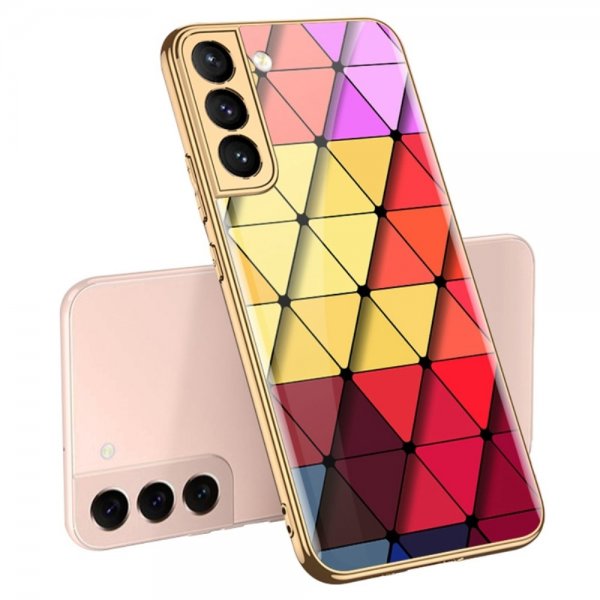 GKK Samsung Galaxy S22 Plus -suojakuori, kolmioaiheella