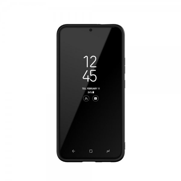 Adidas Samsung Galaxy S22 Plus Suojakuori Moulded Case PU Mustavalkoinen