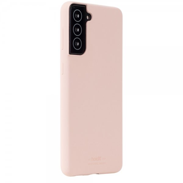Holdit Samsung Galaxy S22 Plus -silikonikuori, Blush Pink