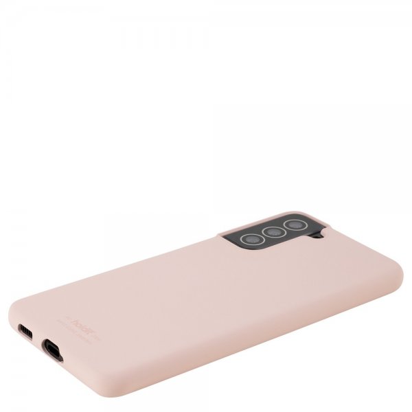 Holdit Samsung Galaxy S22 Plus -silikonikuori, Blush Pink