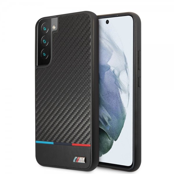 BMW Samsung Galaxy S22 Plus Kuoret Tricolor Stripe Carbon Black