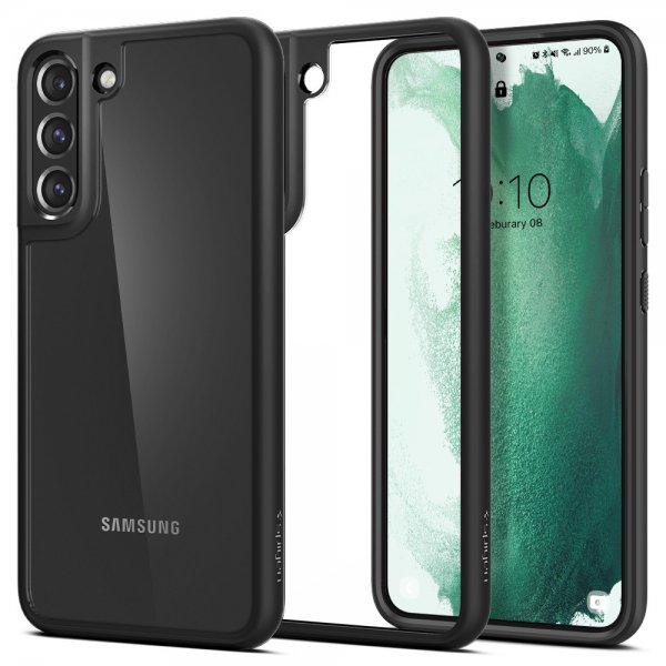 Spigen Samsung Galaxy S22 Plus -suojakuori Ultra Hybrid Matte Black