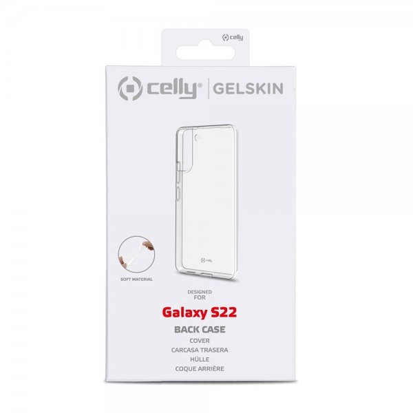 Celly Samsung Galaxy S22 Kuori GELSKIN Läpinäkyvä