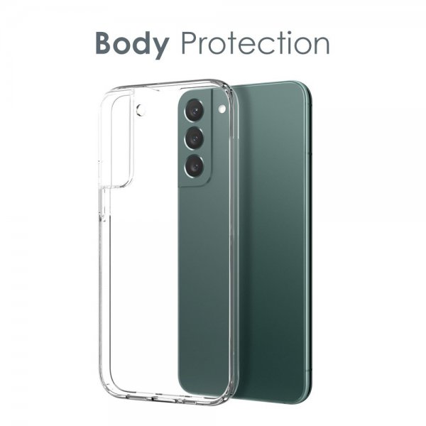 Northjo Samsung Galaxy S22 -kuori, jossa näytönsuoja ja kameran suoja 3-in-1