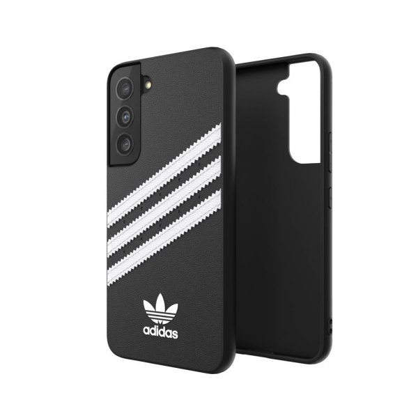Adidas Samsung Galaxy S22 Kuori Muotoiltu Kotelo PU Musta Valkoinen