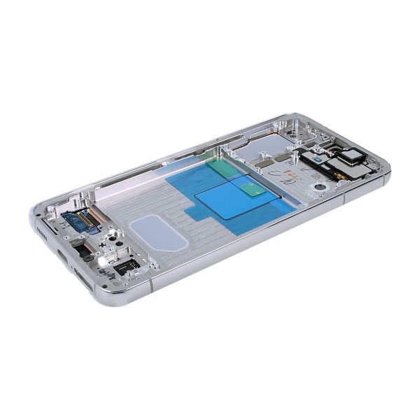 Samsung Galaxy S22 LCD-näyttö Original - Valkoinen/Cream/Sininen