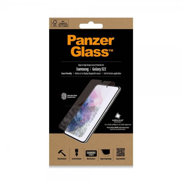PanzerGlass Samsung Galaxy S22 Näytönsuoja Case Friendly Fingerprint